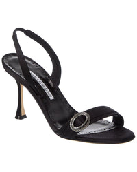 Manolo Blahnik Zutosan 90 Satin Slingback Sandal