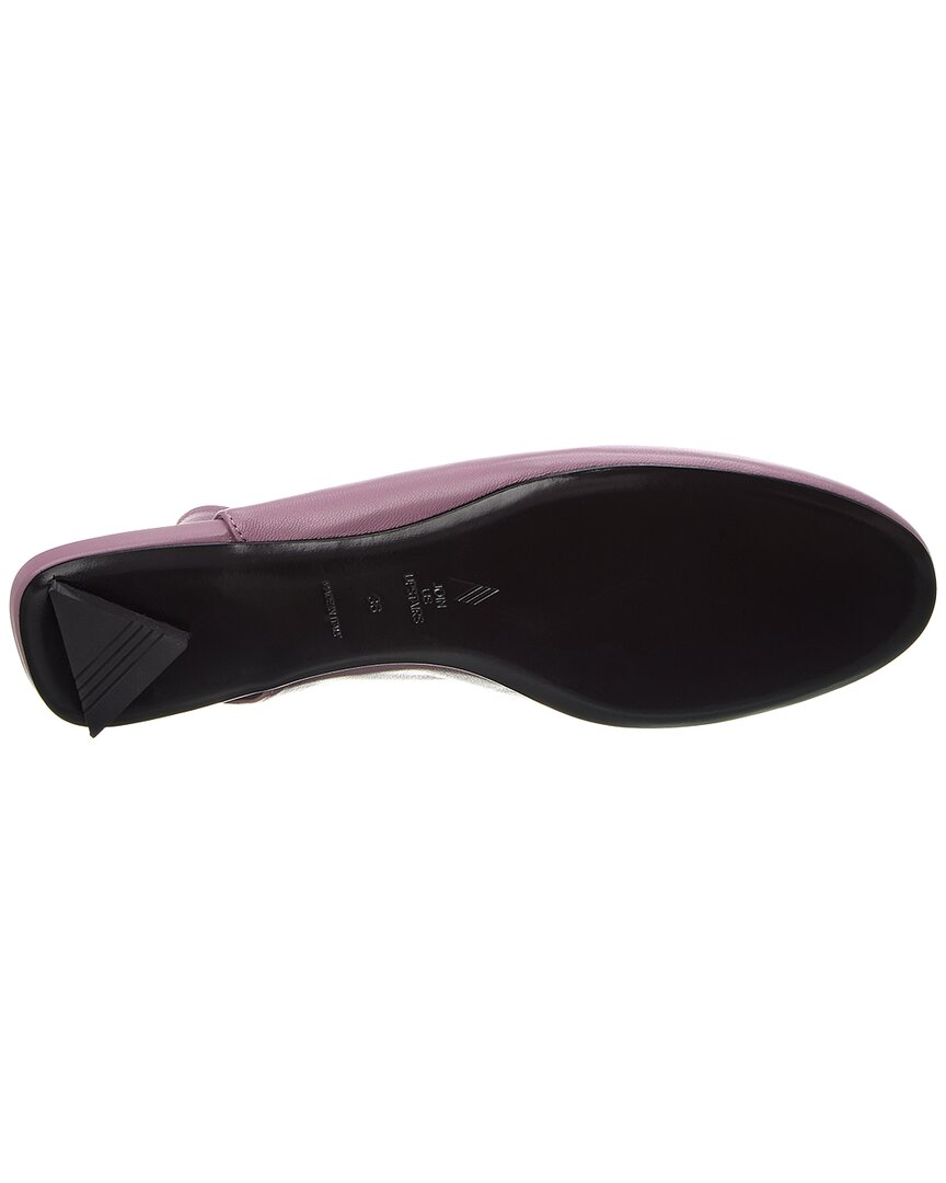 The Attico Cloe Leather Ballet Flat
