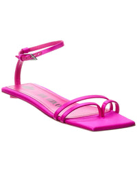 The Attico Isla Satin Sandal Pink