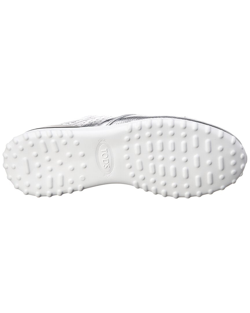 Tod’S Perforated Leather Lace-Up Sneaker