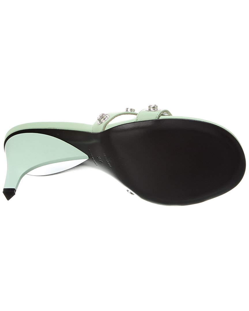 The Attico Mini Devon Leather Sandal