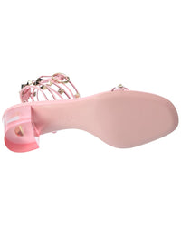Valentino Rockstud 60 Vinyl & Leather Sandal