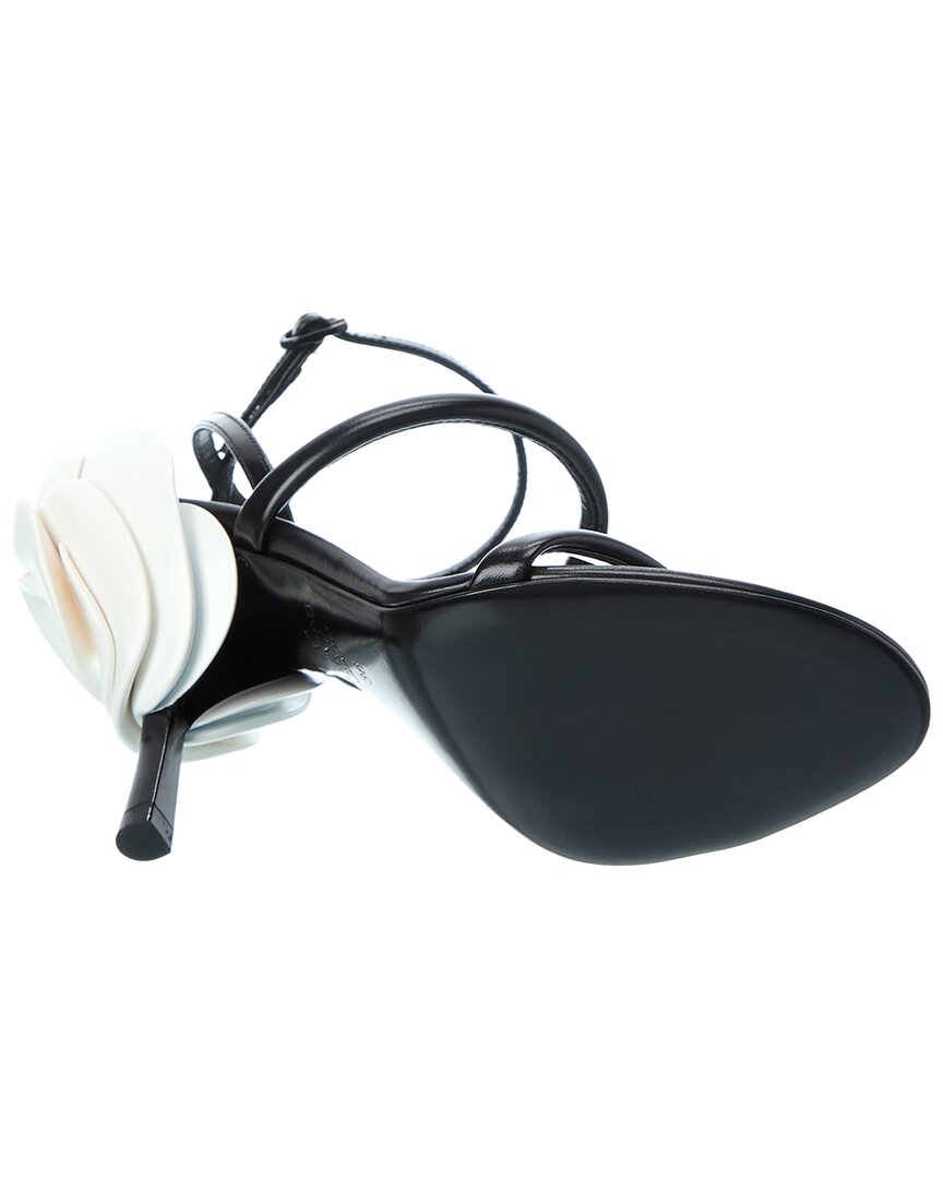 Valentino Roserouche 100 Leather Sandal