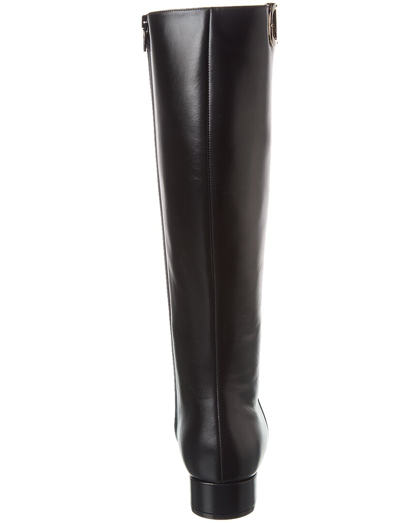 Valentino Vlogo 30 Leather Knee-High Boot