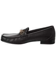 Gucci Chain Link Detail Leather Loafer