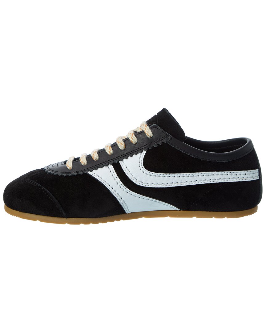 Dries Van Noten Paneled Suede & Leather Sneaker