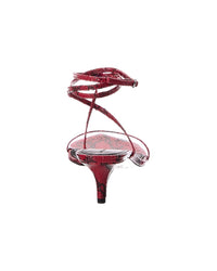 Isabel Marant Snake-Embossed Leather Sandal