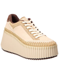 Chloé Chloé Nama Haircalf & Suede Platform Sneaker