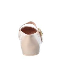 Ferragamo Gancini Leather Ballerina Flat