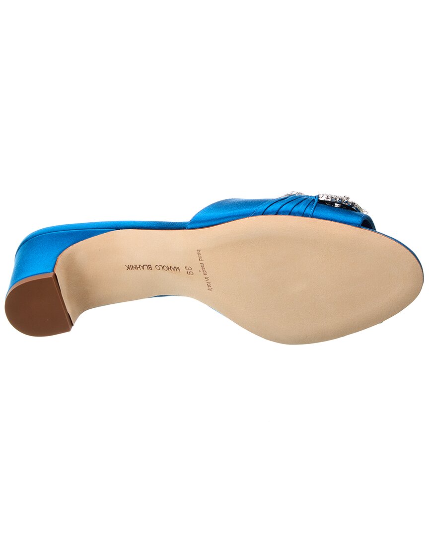 Manolo Blahnik Prinap 50 Satin Sandal – Bluefly