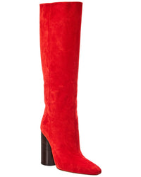 Ferragamo Pampero Suede Knee-High Boot