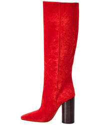 Ferragamo Pampero Suede Knee-High Boot