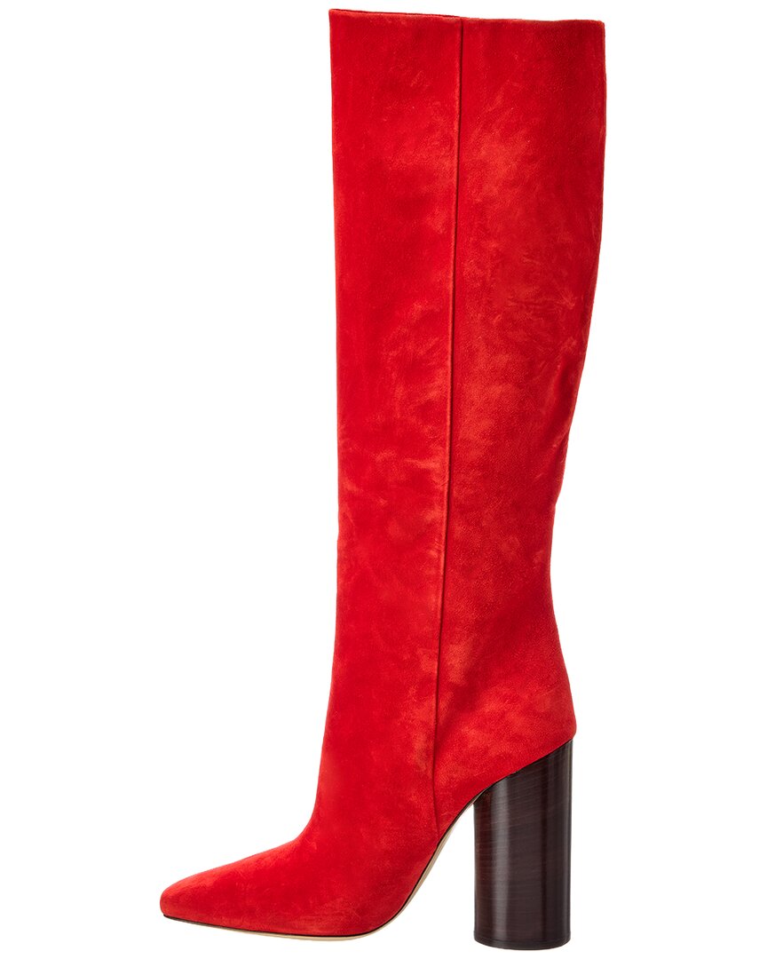 Ferragamo Pampero Suede Knee-High Boot