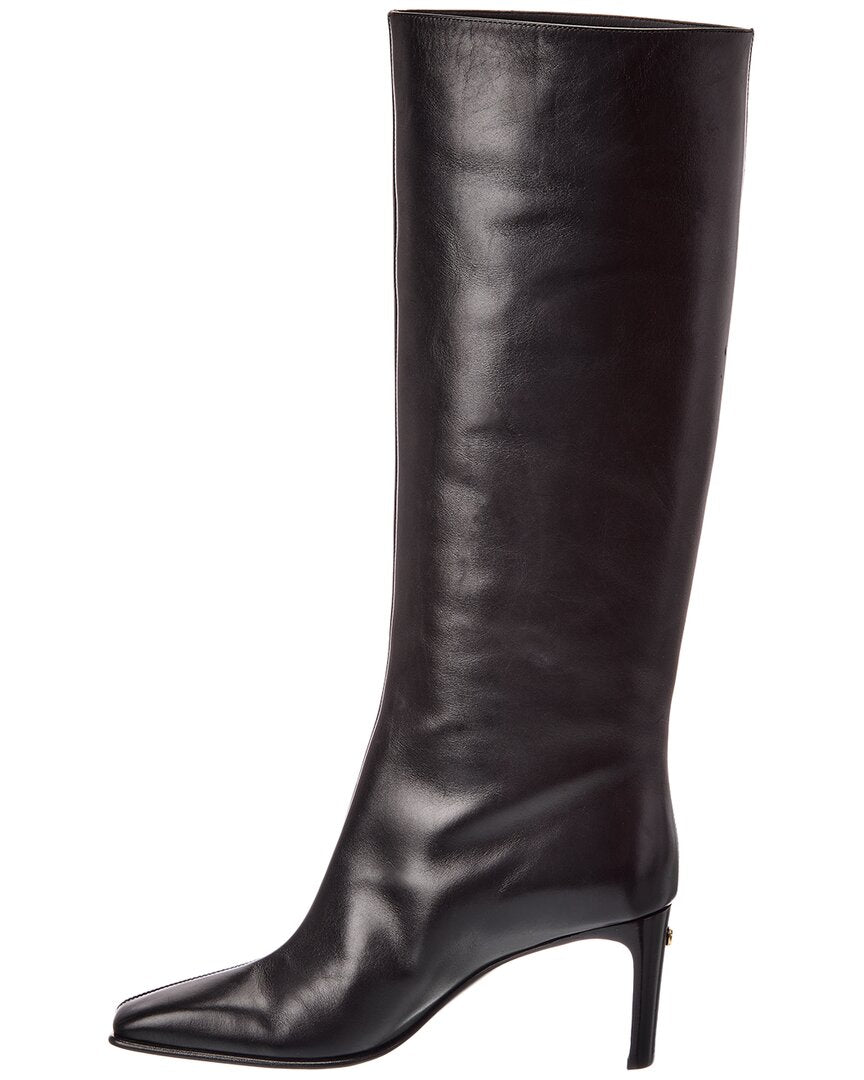 Ferragamo Cimelina Knee-High Leather Boot