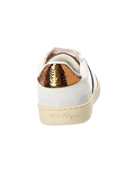 Ferragamo Achille 2 Leather & Suede Sneaker