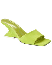 The Attico Cheope Suede Mule Green