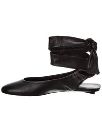 The Attico Cloe Leather Ballet Flat