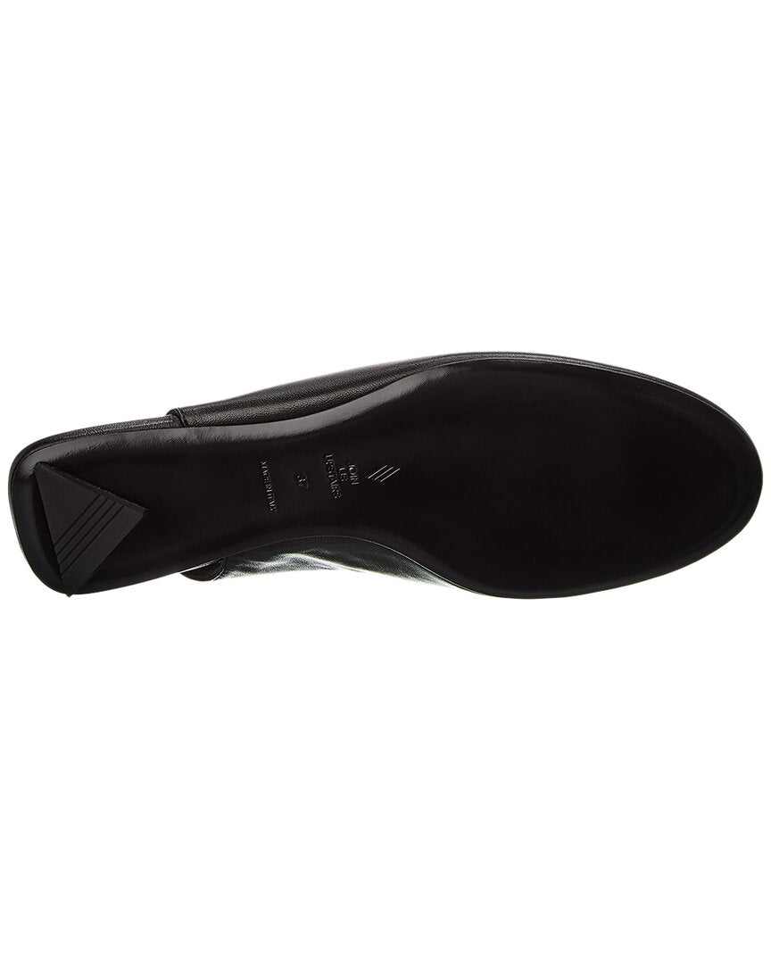 The Attico Cloe Leather Ballet Flat
