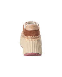 Chloé Nama Suede Wedge Sneaker