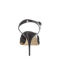 Manolo Blahnik Aristida 90 Haircalf & Patent Pump