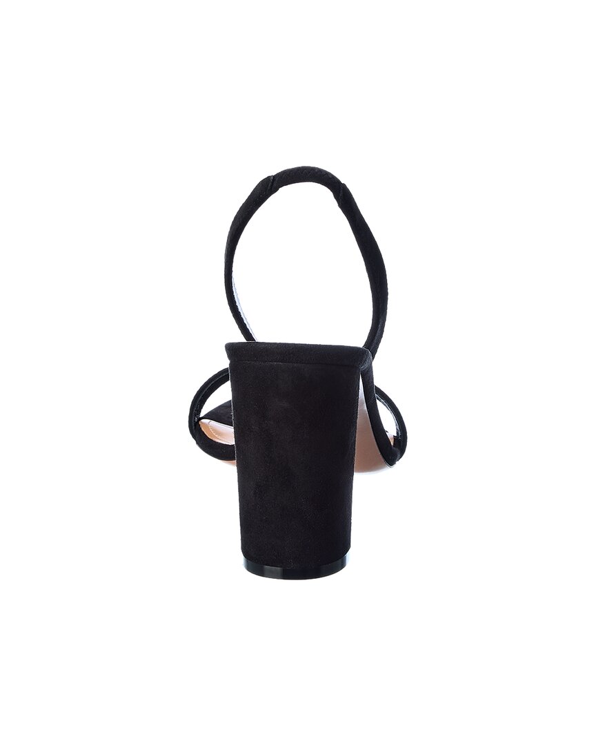 Aquazzura So Nude 85 Suede Slingback Sandal