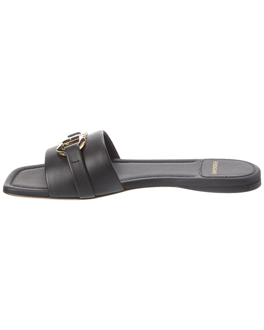 Ferragamo Ferragamo Leah Ornament Leather Sandal