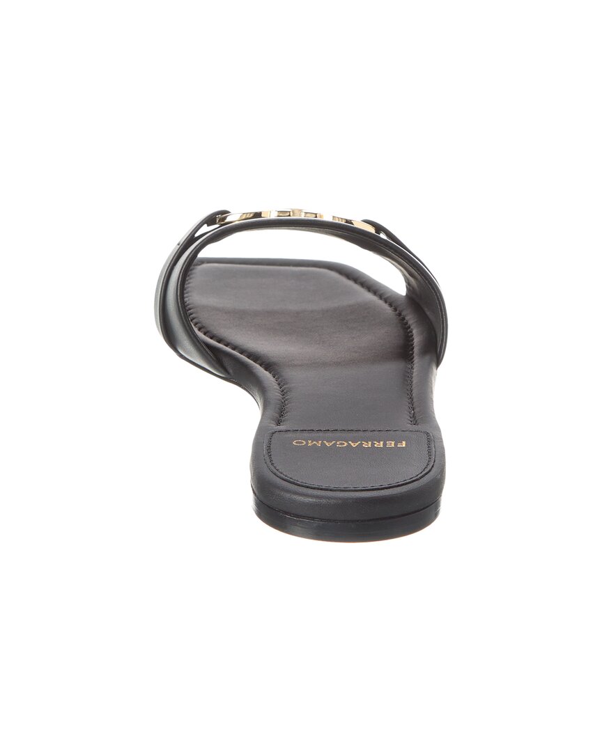 Ferragamo Ferragamo Leah Ornament Leather Sandal