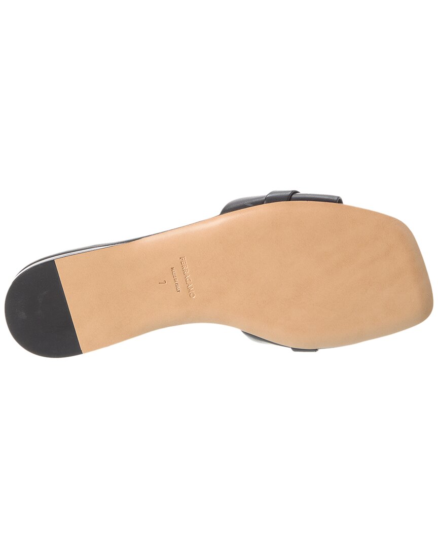 Ferragamo Ferragamo Leah Ornament Leather Sandal