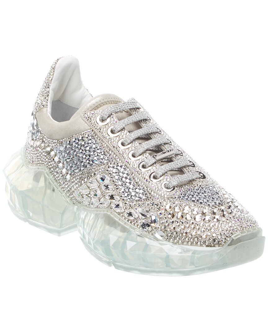 Jimmy Choo Diamond/F Suede Sneaker