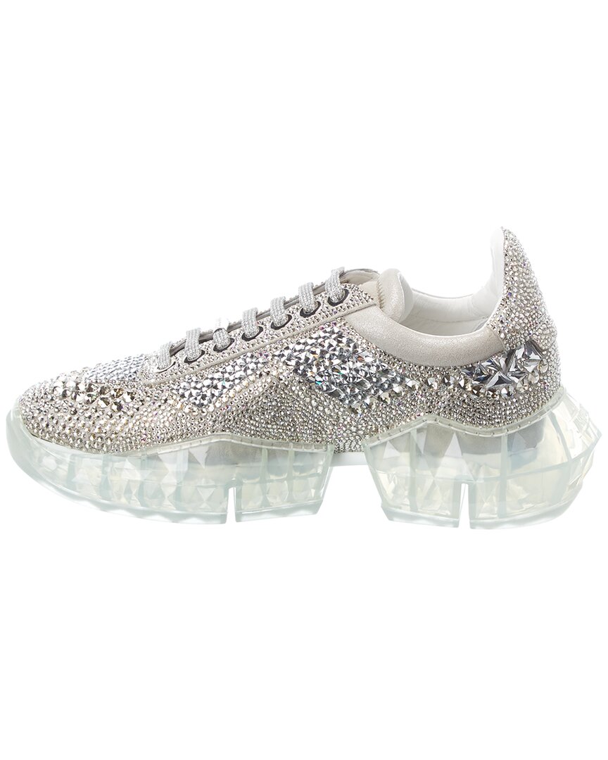 Jimmy Choo Diamond/F Suede Sneaker
