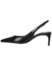 Dolce & Gabbana Dg Logo Leather Slingback Pump