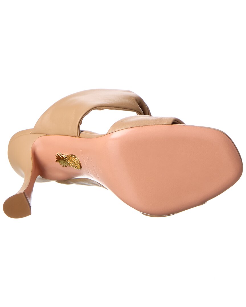 Aquazzura Twist 95 Leather Sandal