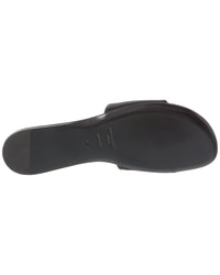 Saint Laurent Carlyle Satin Flat Sandal