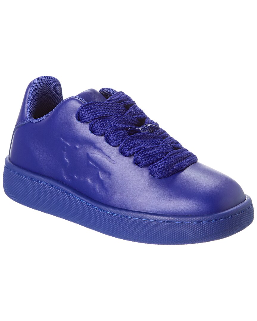 Burberry Box Leather Sneaker Blue