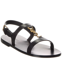 Saint Laurent Saint Laurent Cassandre Leather Sandal