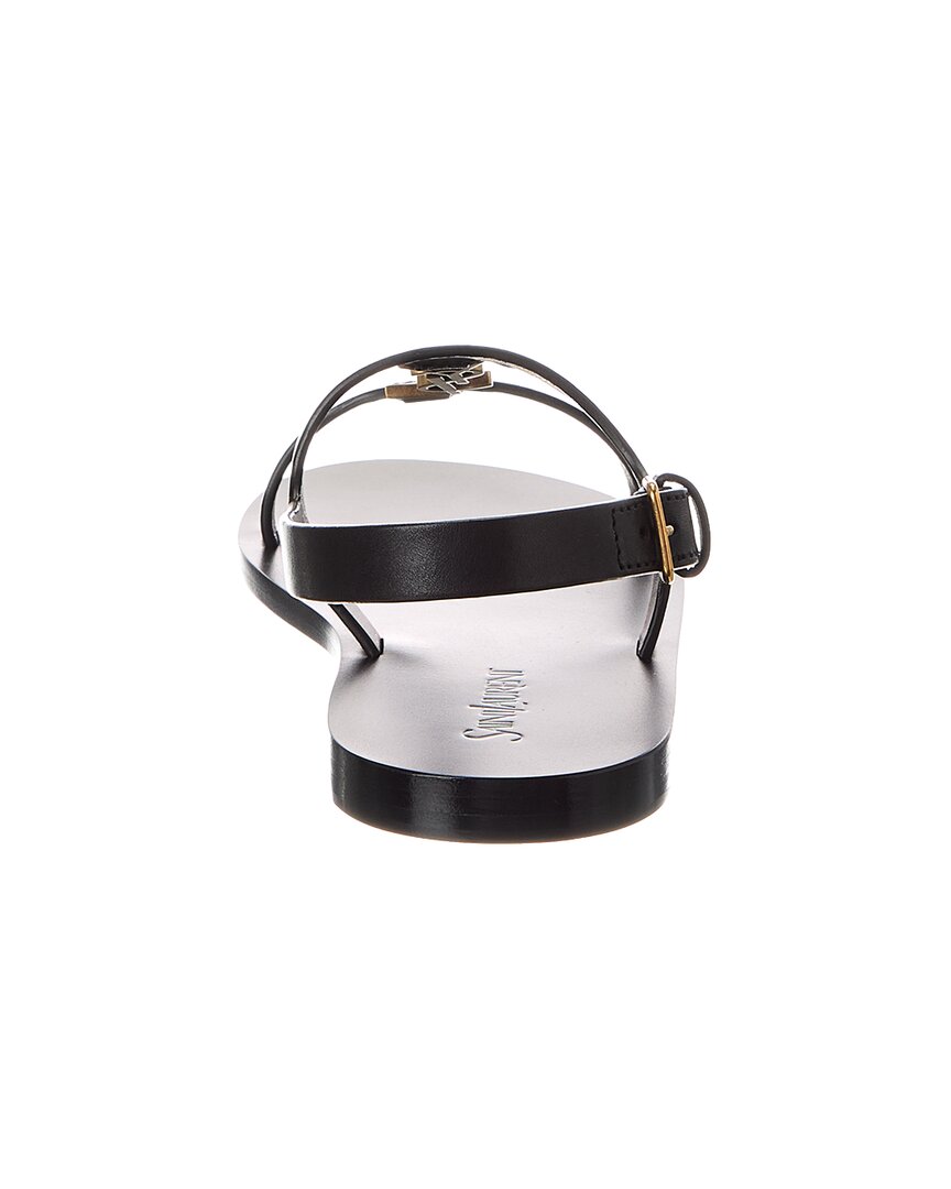 Saint Laurent Saint Laurent Cassandre Leather Sandal