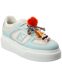 Fendi Match Leather Platform Sneaker