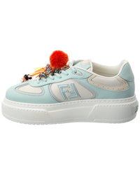 Fendi Match Leather Platform Sneaker