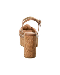 Jimmy Choo Jimmy Choo Heloise 95 Leather Wedge Sandal