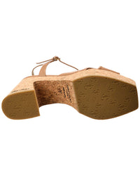 Jimmy Choo Jimmy Choo Heloise 95 Leather Wedge Sandal