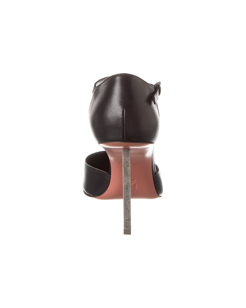 Amina Muaddi Angelica 95 Leather Pump