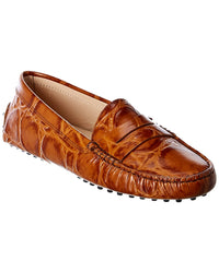 Tod’S Gommino Leather Loafer Brown