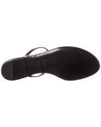 Saint Laurent Cassandra Leather Sandal