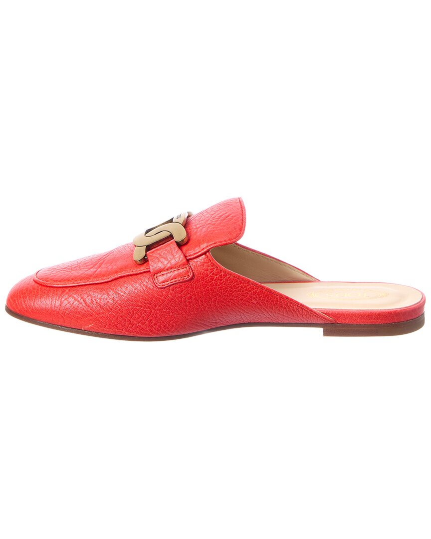 Tod's Logo Leather Mule