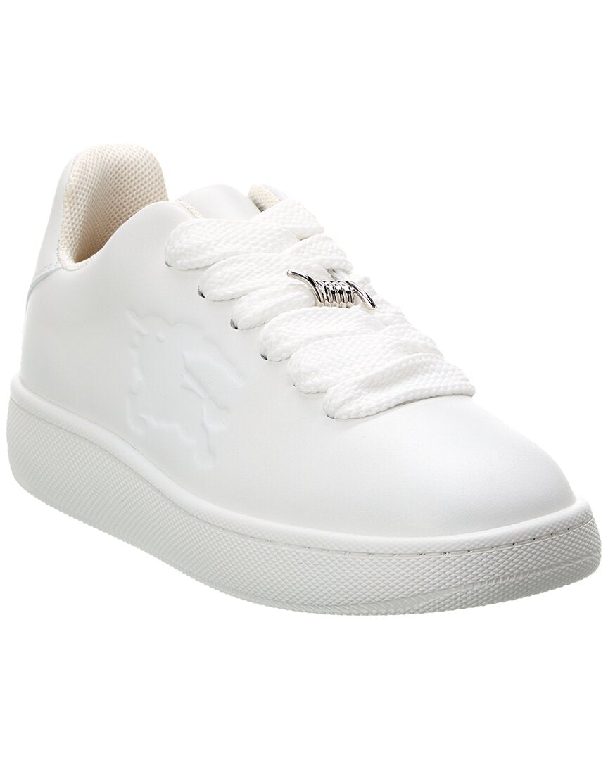 Burberry Box Leather Sneaker 39 White