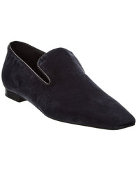 Toteme Venetian Velvet Loafer Grey Multi
