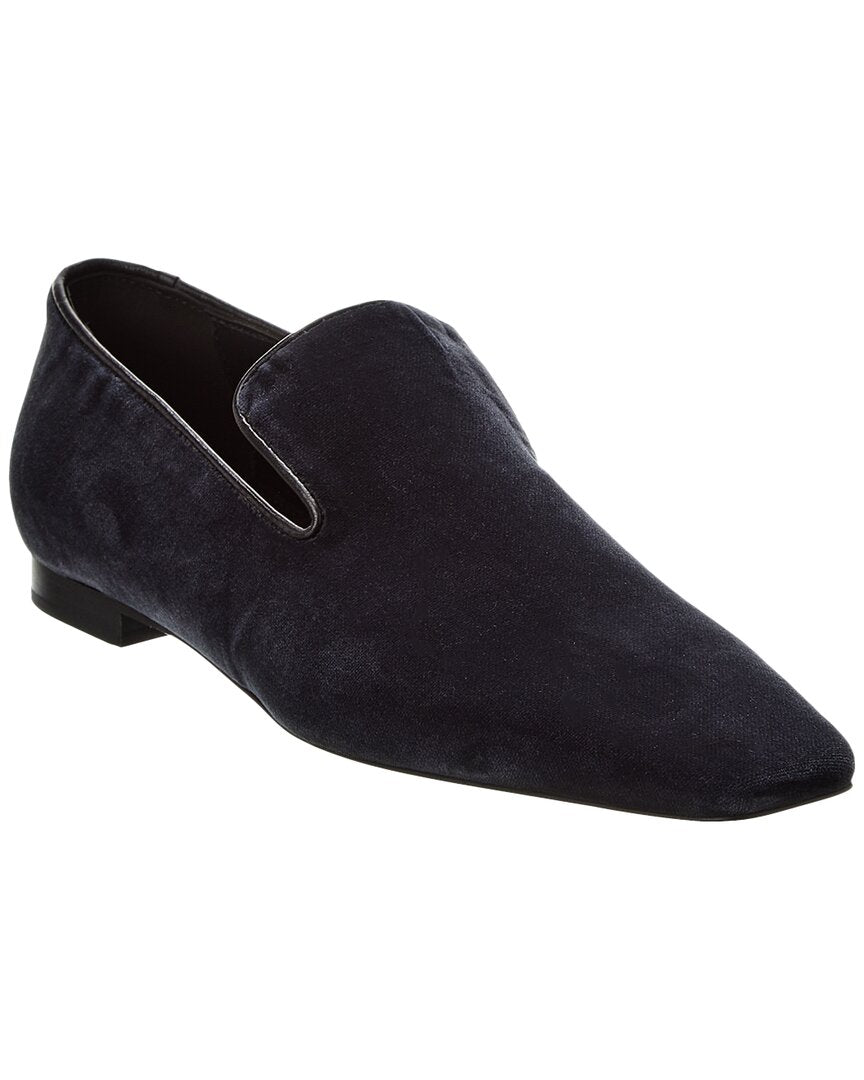 Toteme Venetian Velvet Loafer Grey Multi