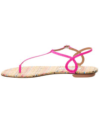 Aquazzura Almost Bare Raffia Sandal