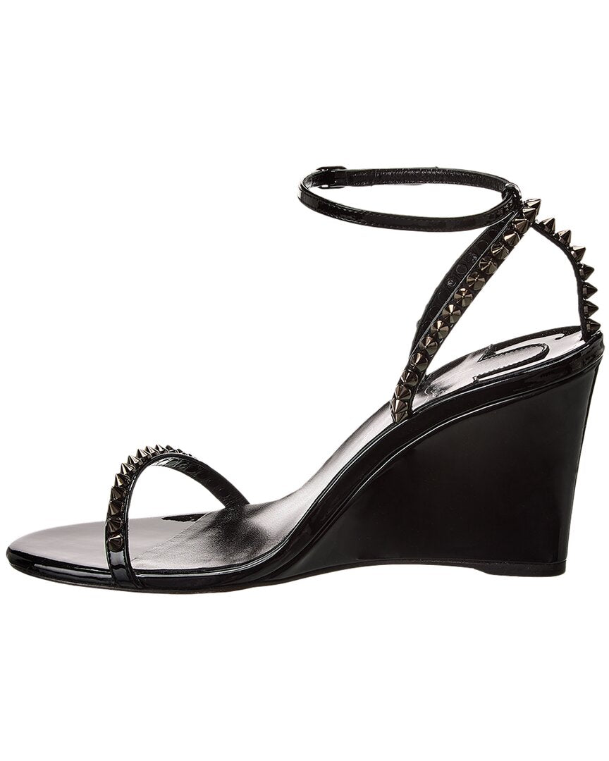 Christian Louboutin Christian Louboutin So Me 85 Patent Wedge Sandal, 35