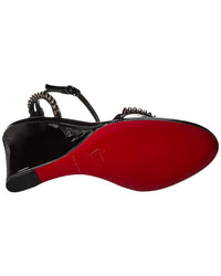 Christian Louboutin Christian Louboutin So Me 85 Patent Wedge Sandal, 35